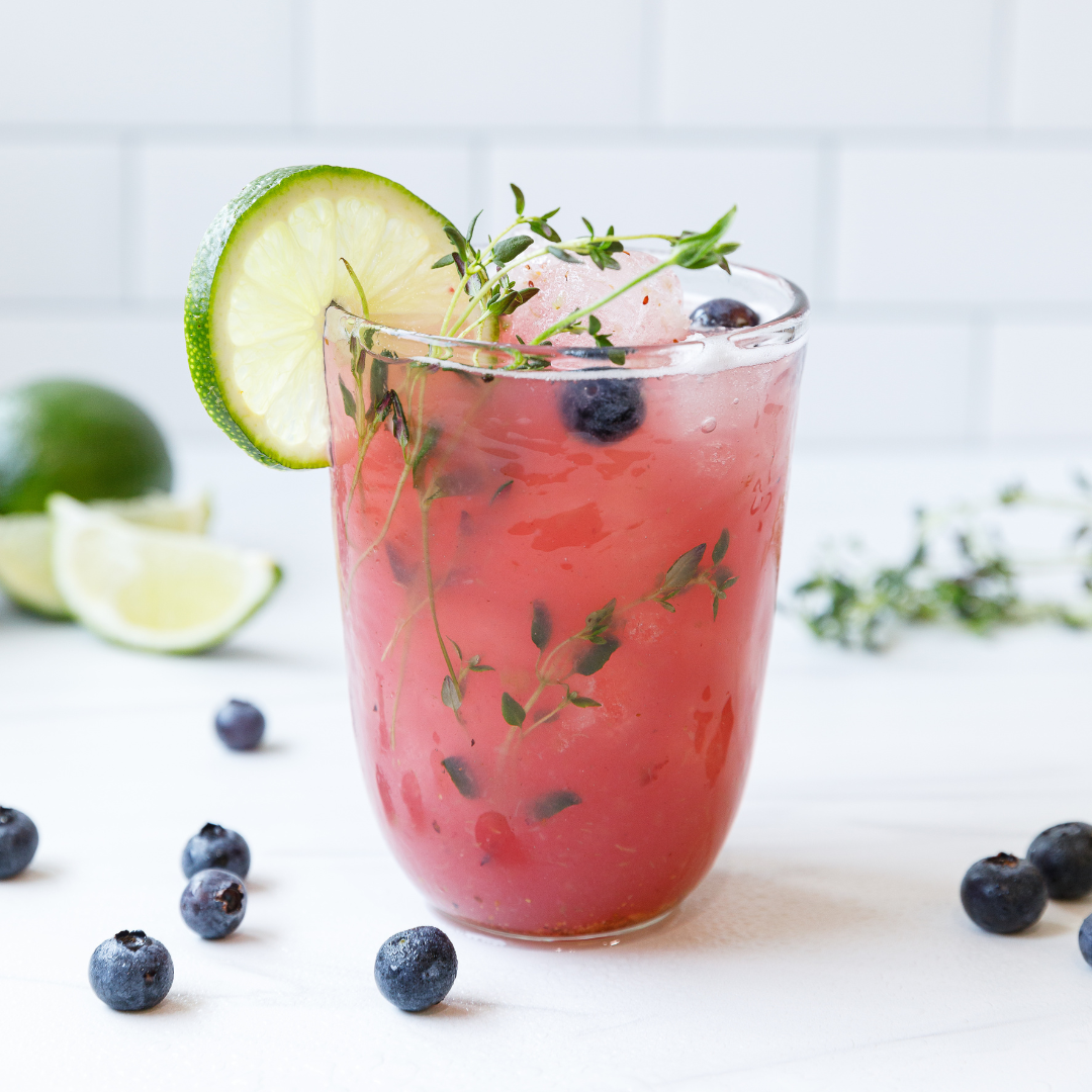 Blueberry Thyme Margarita | Sol Squeeze