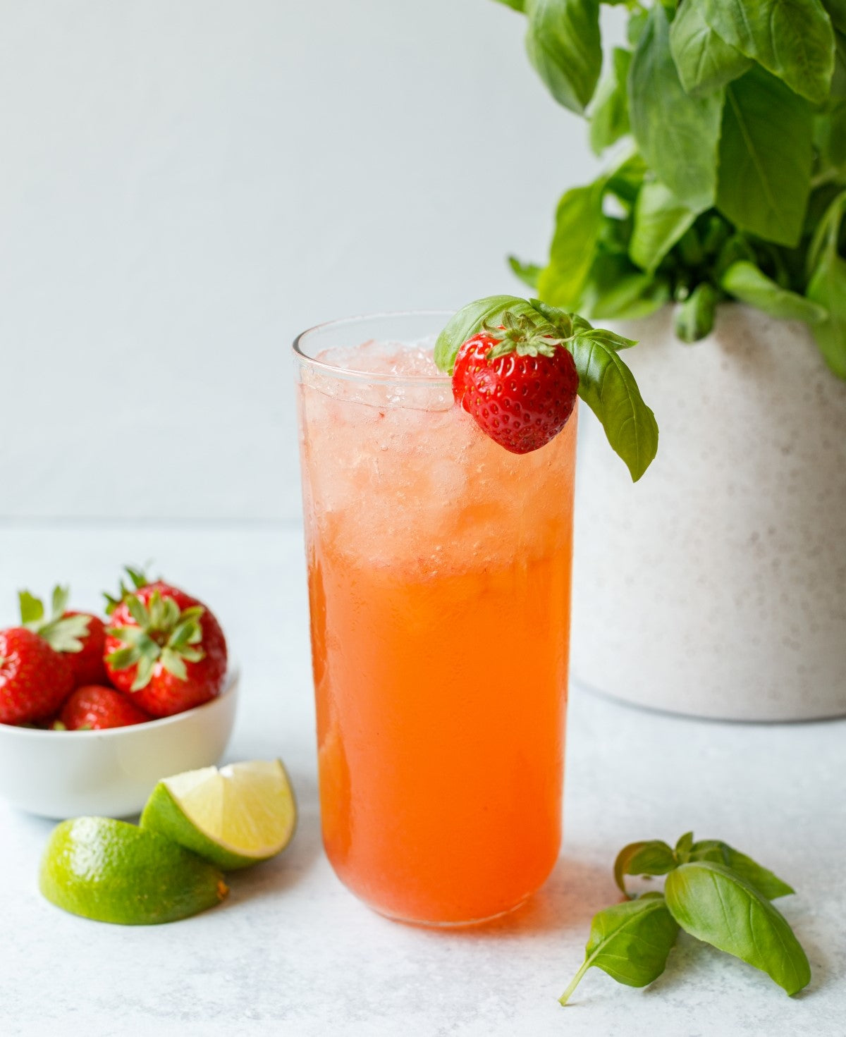 Strawberry Basil Spritz