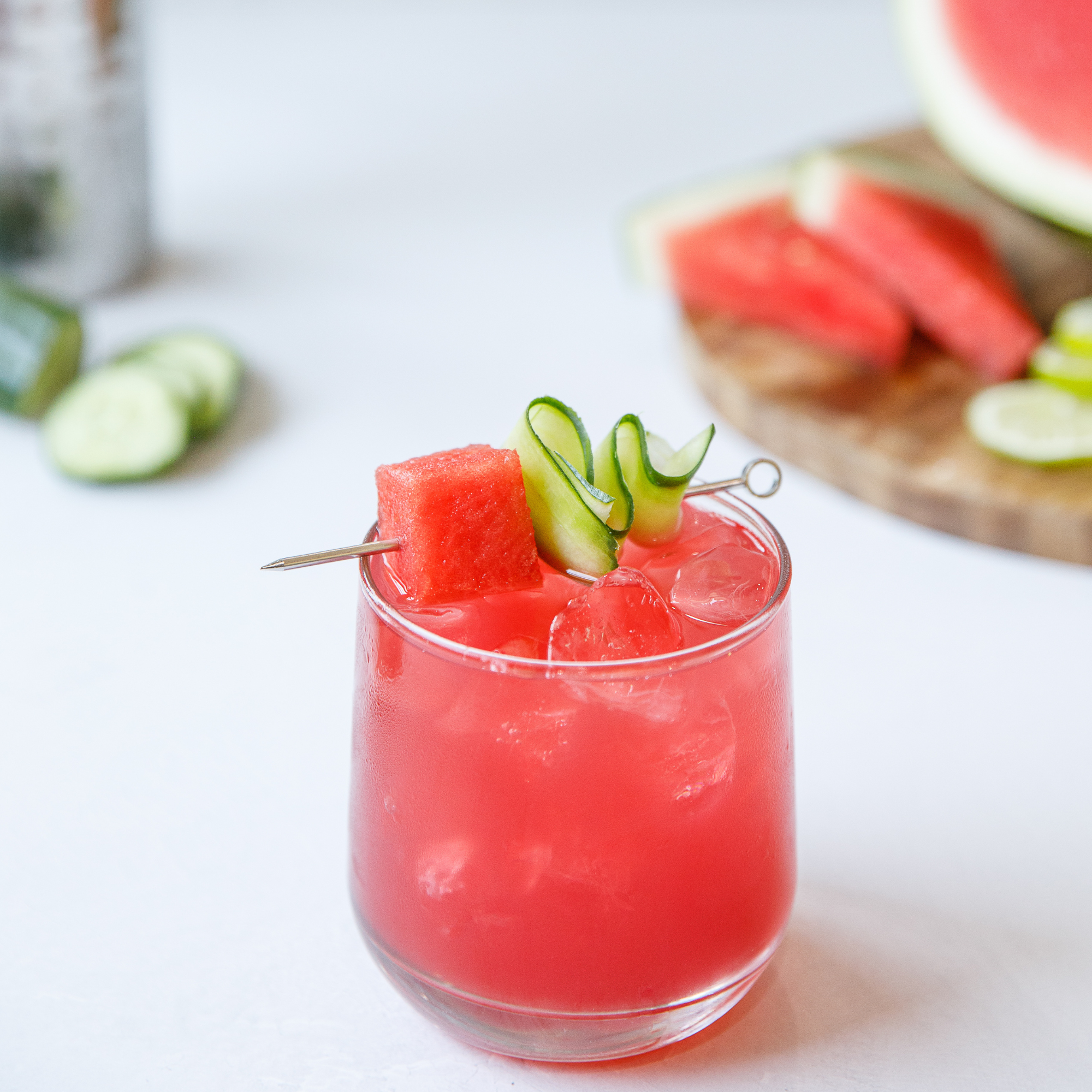 Sparkling Cucumber Watermelon Margarita